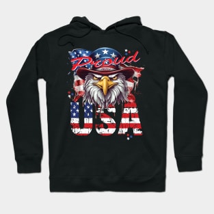 USA Patriotic American Flag 4th July Veteran Men Women Vets Hoodie